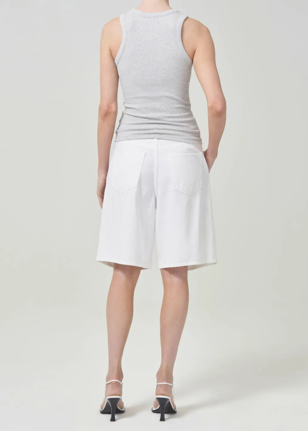 AGOLDE Poppy Tank In Grey Heather Shop