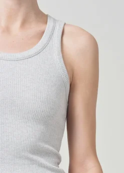 AGOLDE Poppy Tank In Grey Heather Shop