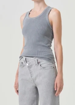 AGOLDE Poppy Tank In Mirror Ball Hot