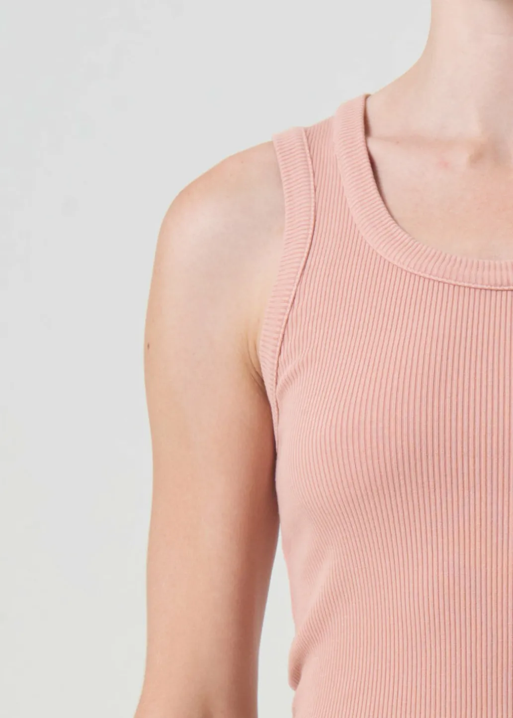 AGOLDE Poppy Tank In Pink Salt Flash Sale