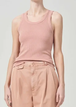 AGOLDE Poppy Tank In Sherbet New