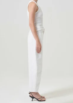 AGOLDE Poppy Tank In White Store