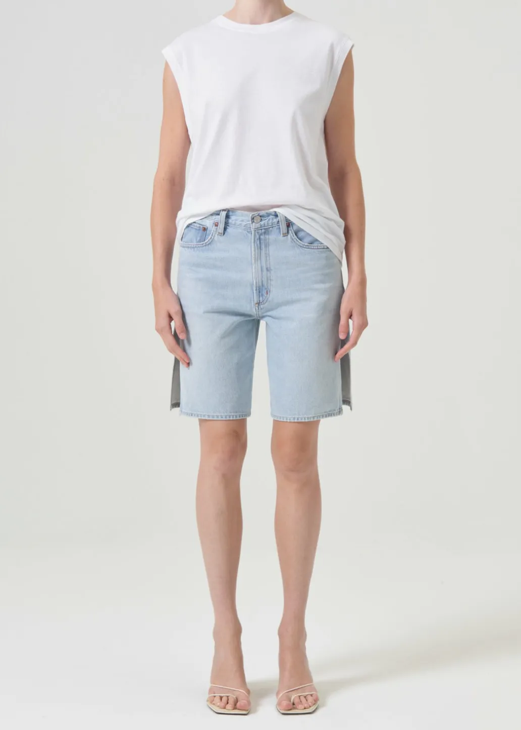 AGOLDE Raya Muscle Tee In White Discount