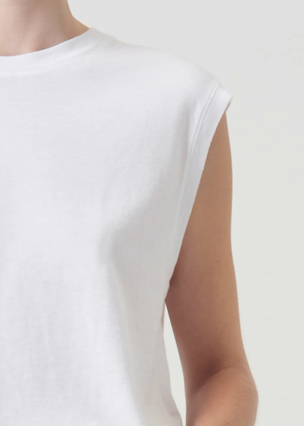 AGOLDE Raya Muscle Tee In White Discount