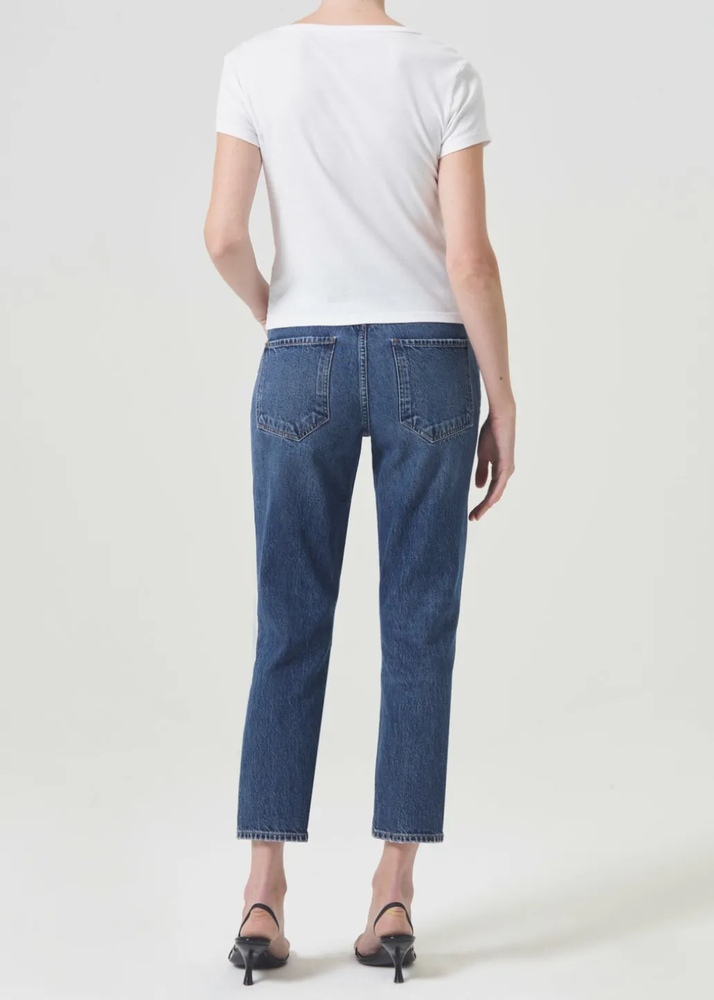 AGOLDE Riley High Rise Straight Crop In Control Cheap