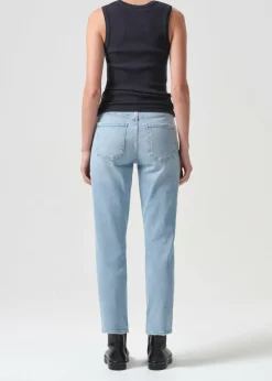 AGOLDE Riley Long High Rise Straight (Stretch) In Issue Store