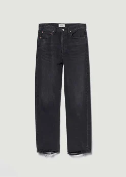 AGOLDE 90'S Crop Mid Rise Straight In Tar Cheap