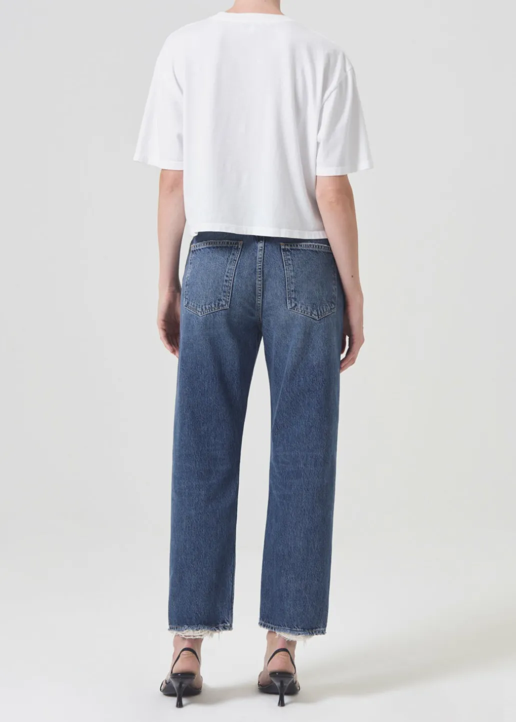 AGOLDE 90'S Crop Mid Rise Straight In Control Online