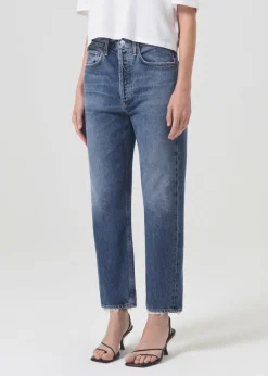 AGOLDE 90'S Crop Mid Rise Straight In Control Online