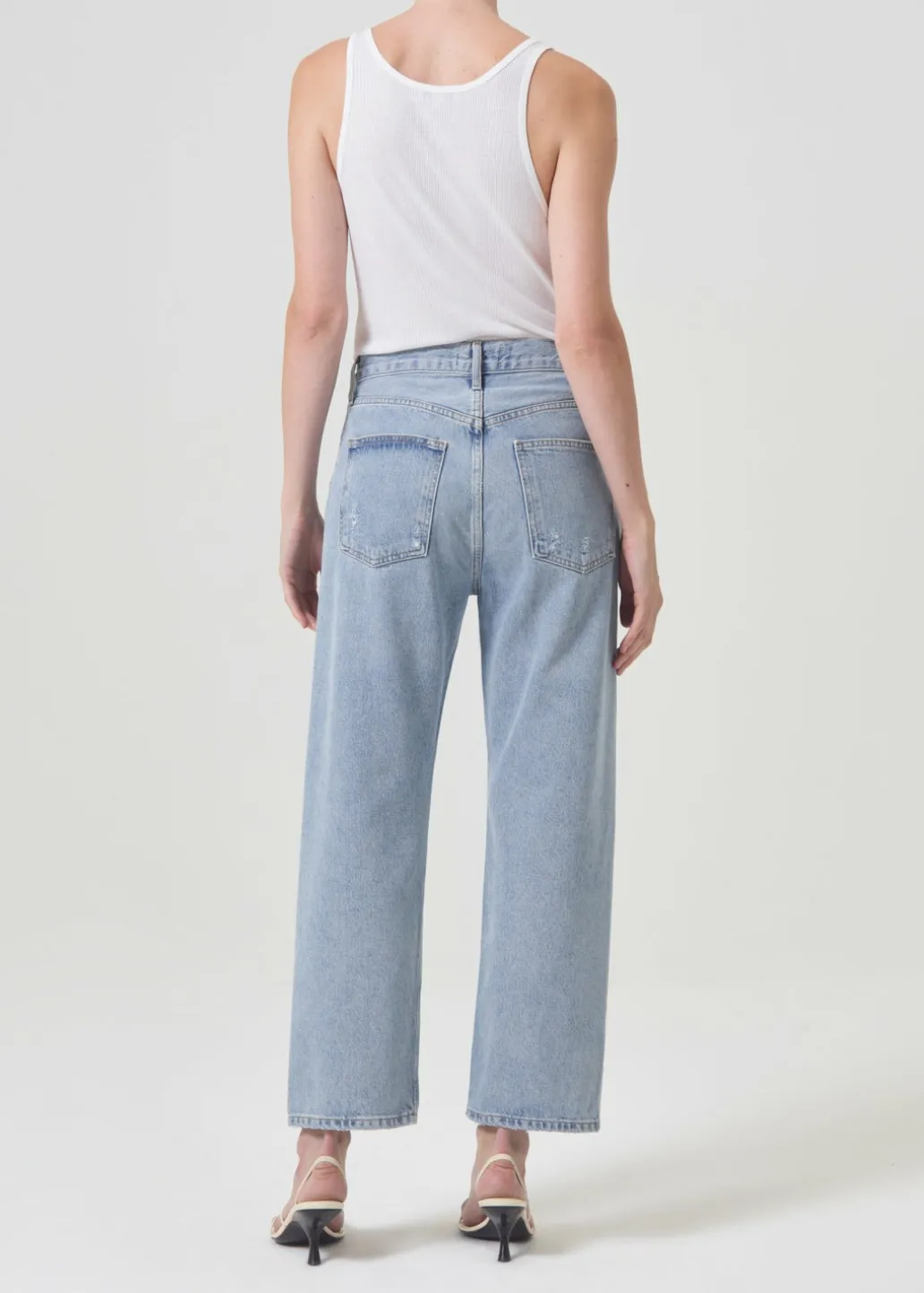 AGOLDE 90'S Crop Mid Rise Straight In Replica Fashion