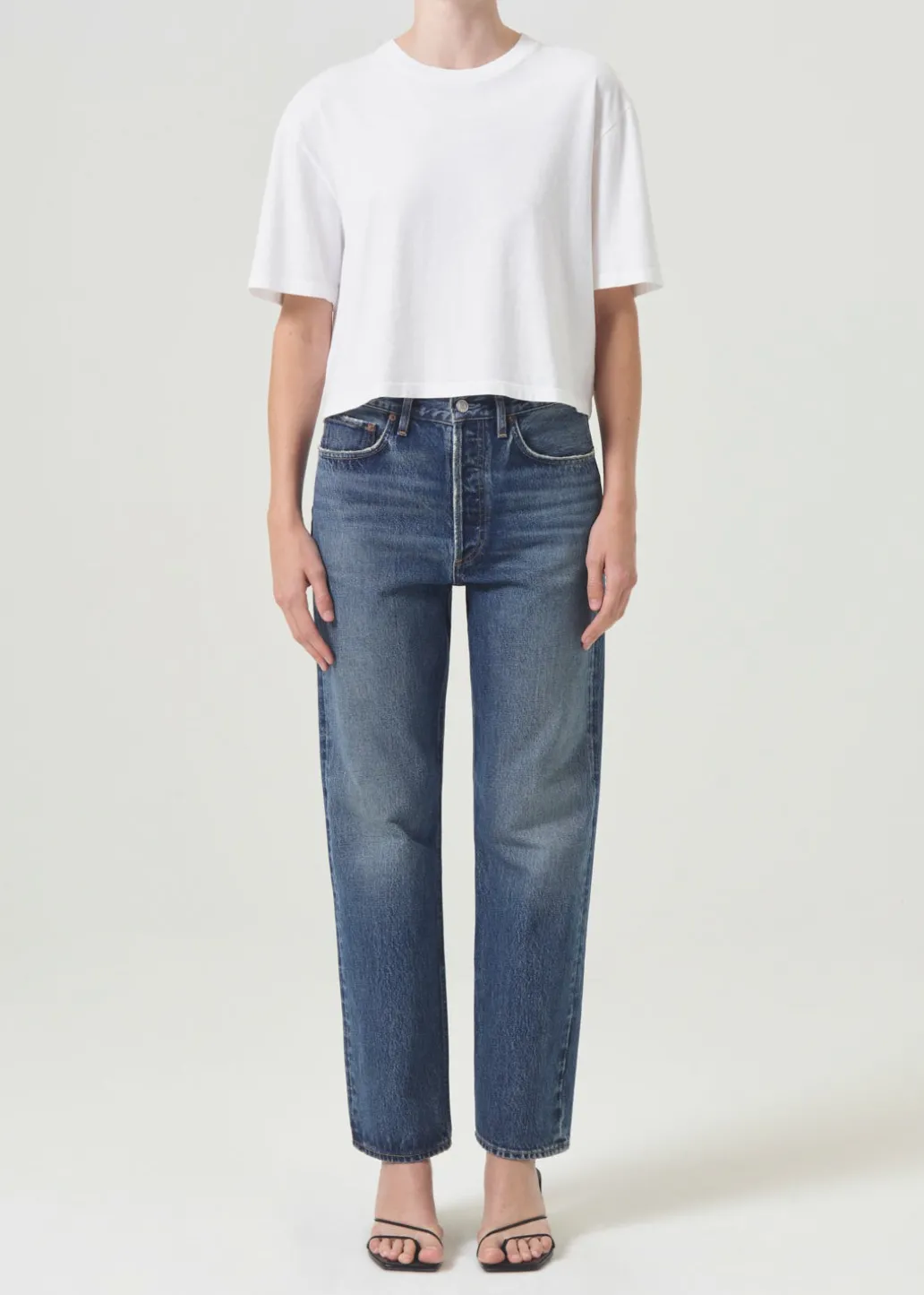 AGOLDE 90'S Mid Rise Straight In Imagine Cheap