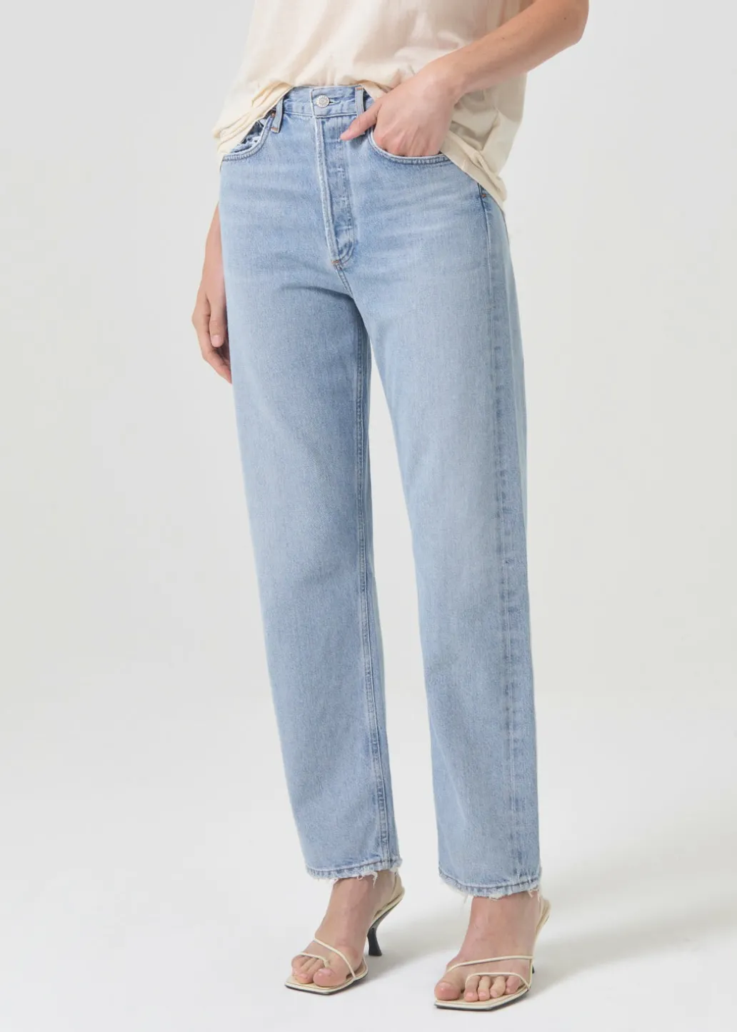 AGOLDE 90'S Mid Rise Straight In Snapshot Clearance