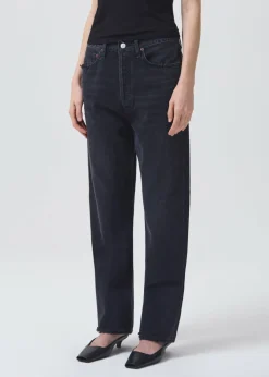 AGOLDE 90'S Mid Rise Straight In Tar Fashion