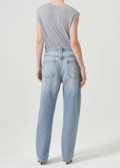 AGOLDE 90'S Mid Rise Straight In Threadbare Shop