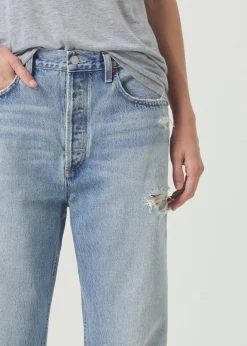 AGOLDE 90'S Mid Rise Straight In Threadbare Shop