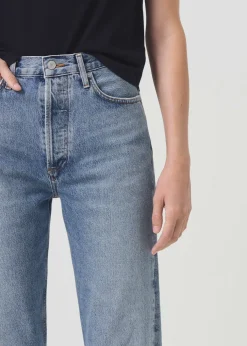AGOLDE 90'S Pinch Waist High Rise Straight In Navigate Clearance