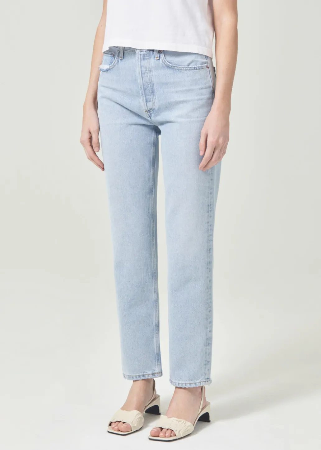 AGOLDE 90'S Pinch Waist High Rise Straight In Focus Outlet