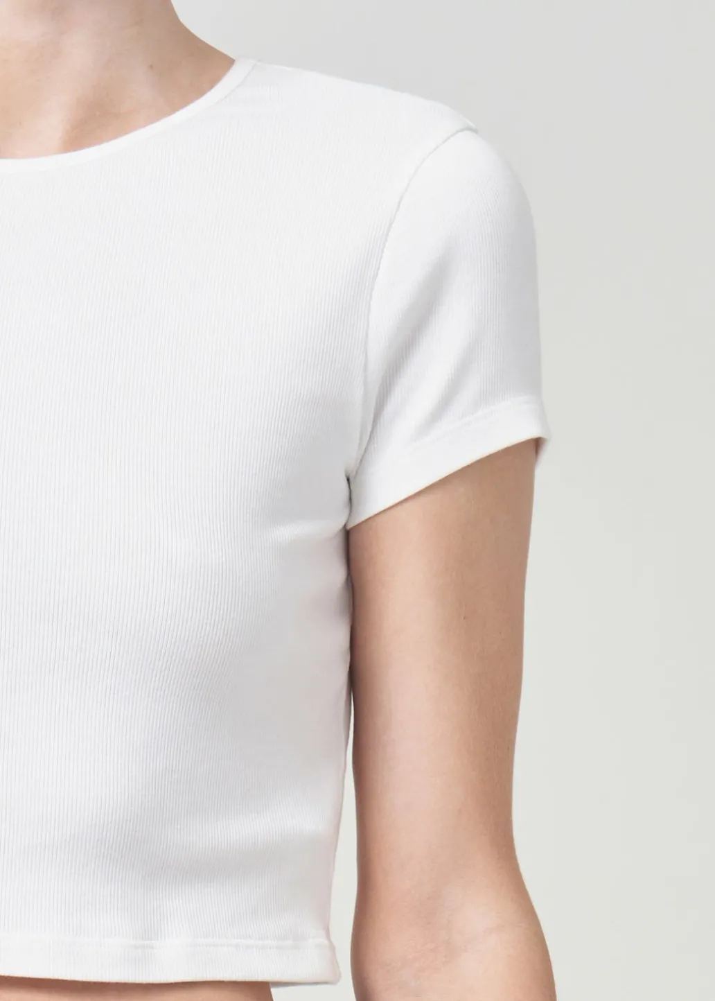 AGOLDE Savannah Tee In White New
