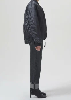 AGOLDE Shoreditch Ski Club X Nisa Bomber Jacket In Slate Outlet