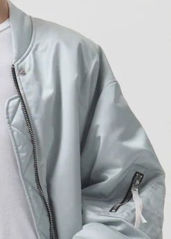AGOLDE Shoreditch Ski Club X Nisa Bomber Jacket In Oyster Discount