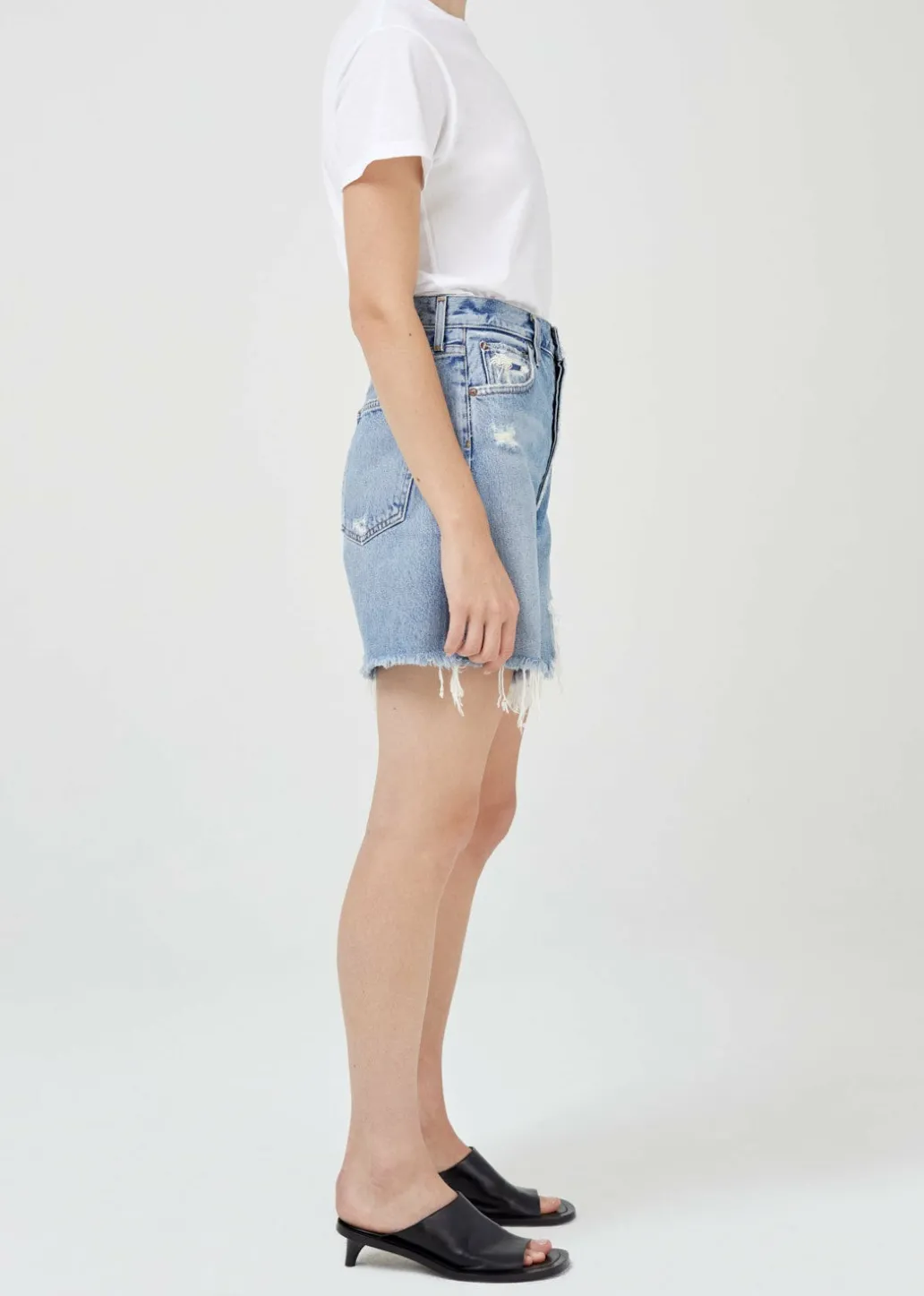 AGOLDE Stella High Rise Short In Ritual Flash Sale