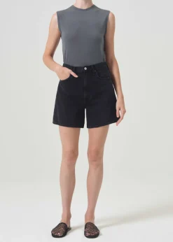 AGOLDE Stella High Rise Short In Bat Sale