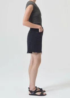 AGOLDE Stella High Rise Short In Gone Cheap