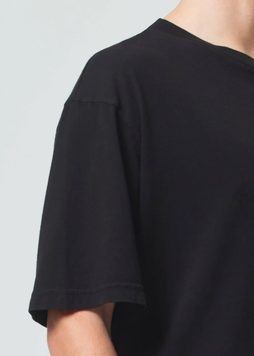 AGOLDE Sumner Tee In Black Cheap