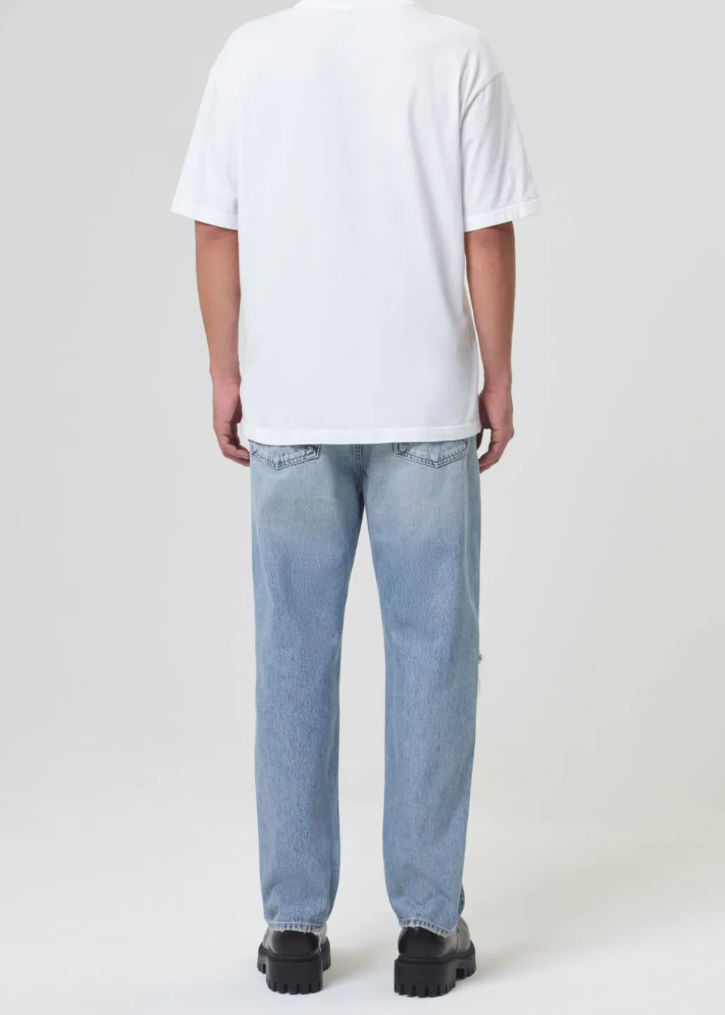 AGOLDE Sumner Tee In White Cheap