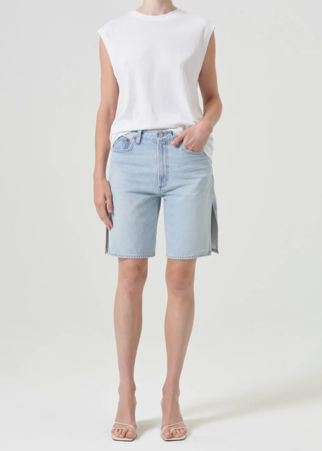 AGOLDE Vida High Rise Short In Fragment Online