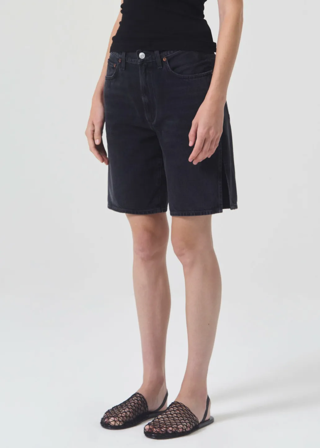 AGOLDE Vida High Rise Short In Hitch New