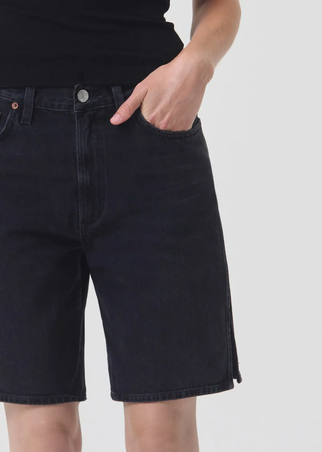 AGOLDE Vida High Rise Short In Hitch New