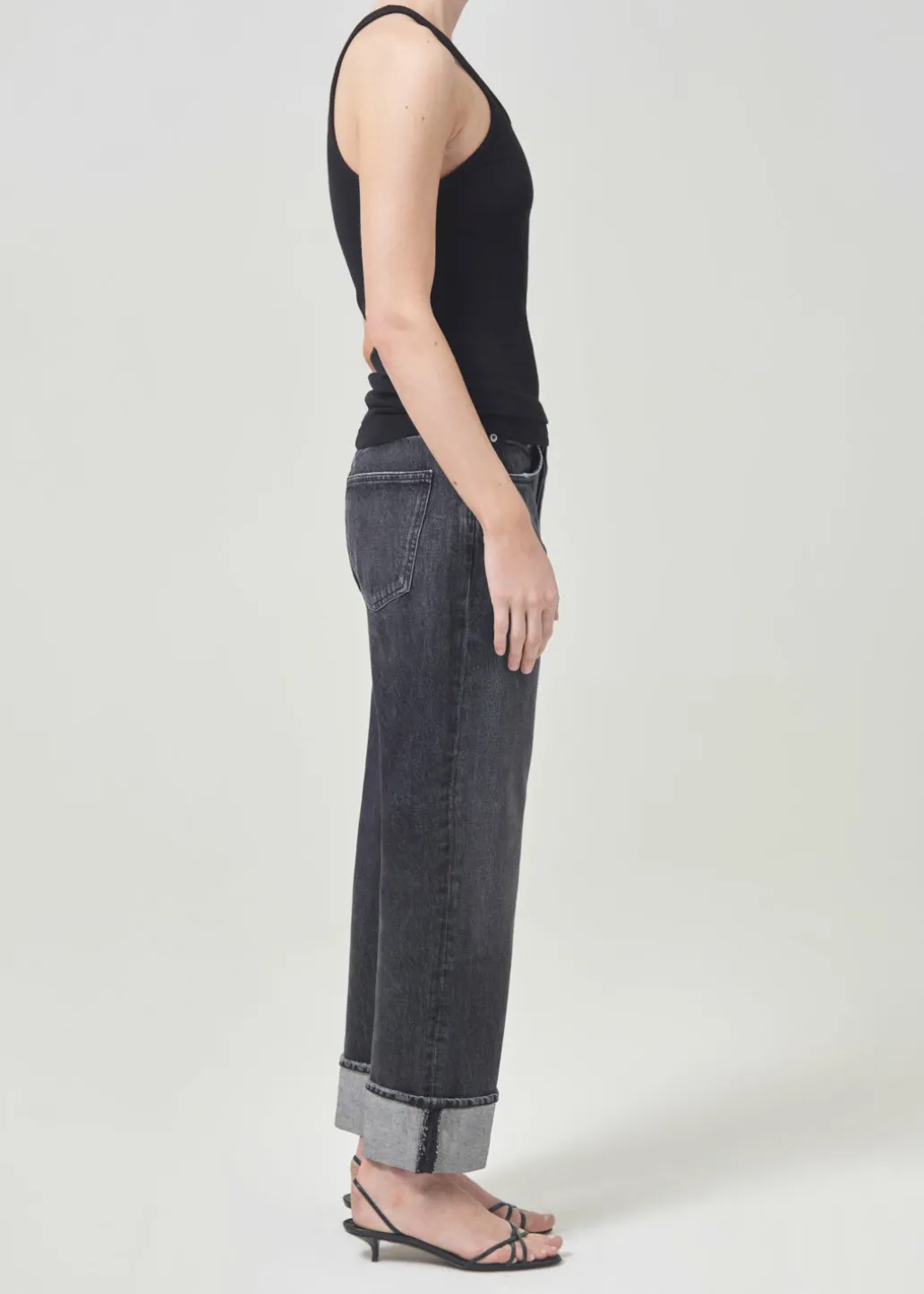 AGOLDE Zane Tank In Black Outlet
